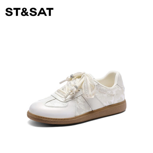 星期六太空银中式刺绣阿甘鞋SSC11120S7 商品图5