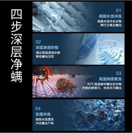 松下（Panasonic）（252038）净仕10kg全自动滚筒洗衣机 BLDC变频电机 光动银常温除菌 95度高温煮洗除菌除螨 洗净比1.1 XQG100-E116 商品图3