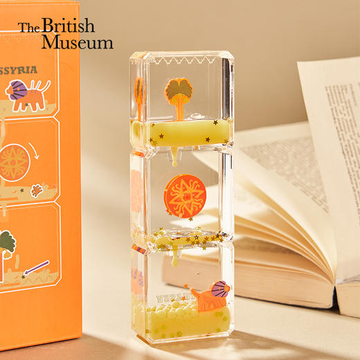 大英博物馆x苏州博物馆亚述系列 萌版狮子 流油沙漏 摆件 商品图0