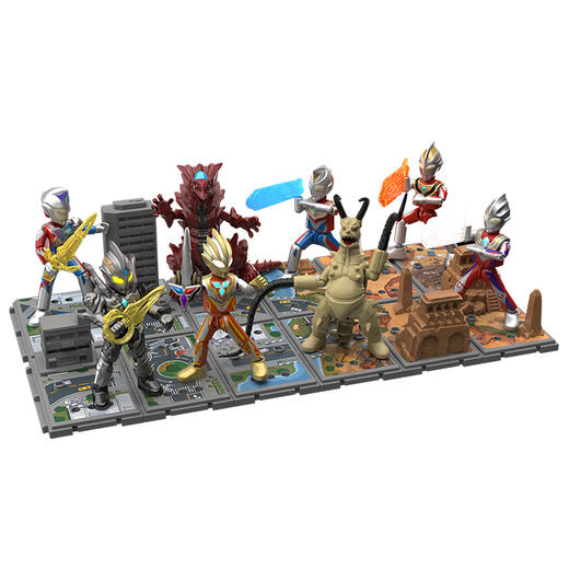 布鲁可 奥特名鉴经典版组合款-光辉延续 T.D.G光辉延续英雄汇聚BLKC73007 商品图1