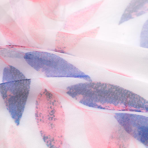 【商场同款】熳洁儿 女士泳装清新花卉中袖连体裙泳衣夏24206307 商品图3