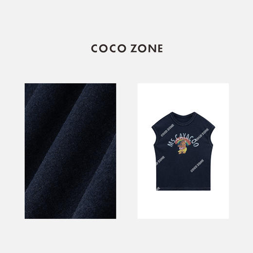 COCO ZONE "天使T"藏不住一点设计感T恤字母印花飞上衣CC2B1137 商品图2