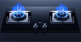 美的（Midea）（510007
）燃气灶 双灶具 家用5.1kW大火灶 台嵌两用 钢玻面板 一级能效Q63F-M 5.1KW大火力 天然气