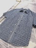 CH 2024夏季新款 提花牛仔休闲宽松短袖衬衫外套 Z-11733 商品缩略图1