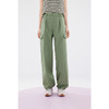 【严选】诗凡黎绿色工装风束脚休闲裤2024夏新款薄荷曼波宽松设计感长裤女SF6350611 商品缩略图0