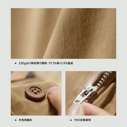 马登卡其色工装短裤休闲直筒阔腿裤子修身显瘦百搭五分中裤夏季女 商品图4