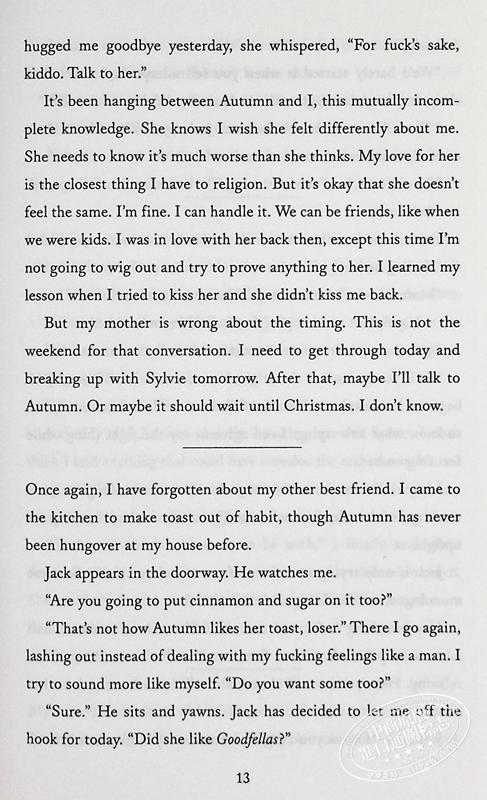 【中商原版】如果我曾对她说 纽约时报畅销书  If Only I Had Told Her 英文原版 Laura Nowlin 国际流行小说 商品图8