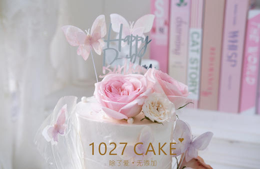 1027CAKE | 鲜花蝴蝶蛋糕  双层 氛围感 商品图5
