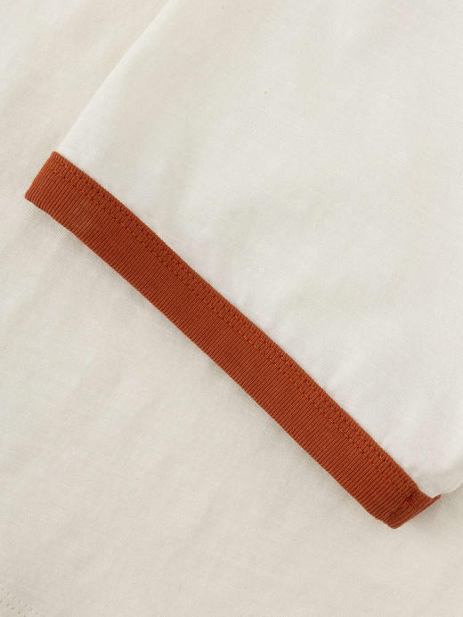 COCO ZONE "加州落日”夏季撞色圆领短袖T恤休闲百搭上衣CC2B1104 商品图6