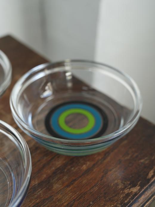 【苏州】日本皮尔卡丹彩虹印花玻璃碗X0614 商品图3