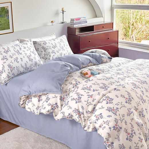 【洁丽雅】 “时光清浅”馨香四件套 JLY-TJ873 被套 200*230cm 商品图1