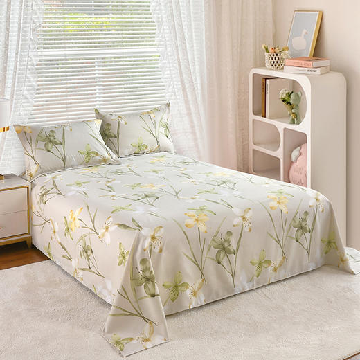 【洁丽雅】 “幽兰花香”加厚四件套 JLY-TJ866 被套 200*230cm 商品图0