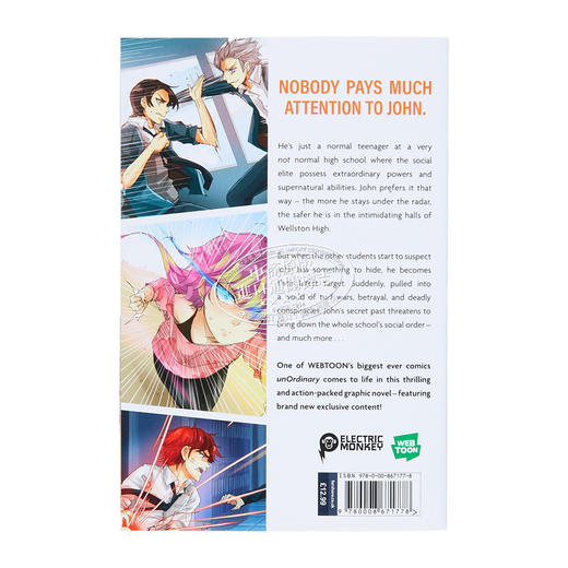 【中商原版】非凡者 Webtoon系列 unOrdinary 英文原版 Uru chan Chelsey Han 图画小说 商品图1