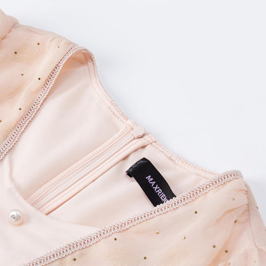 复古浪漫感多巴胺连衣裙夏日甜美修身裙MS85DR057 商品图1