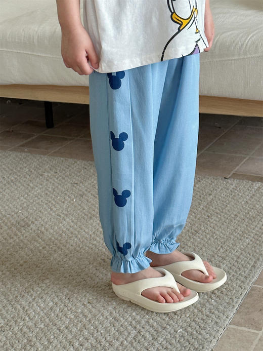 💰39.9/条 「三枪&Disney迪士尼防蚊裤」天花板穿搭啊 行走的小蚊帐！夏天必备！和蚊子说拜拜👋 ✔️迪士尼IP联名，图案可爱童趣 商品图1