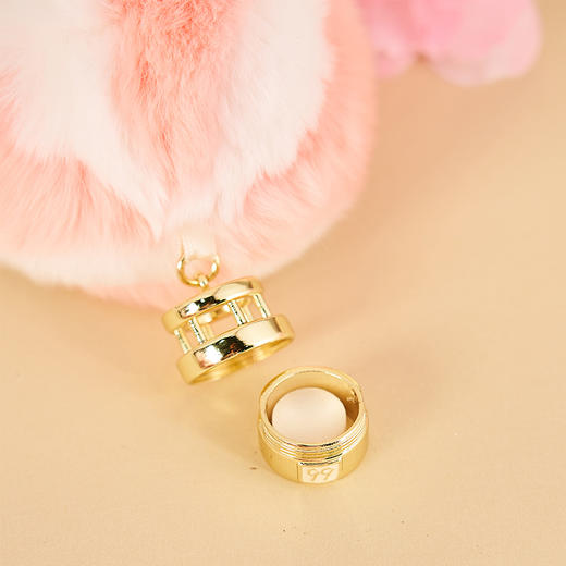 大英博物馆 欧洲文化艺术系列 热气球 毛毛挂件 钥匙扣 商品图1