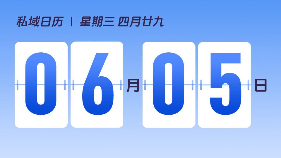 6月5日  | 芒种营销建议