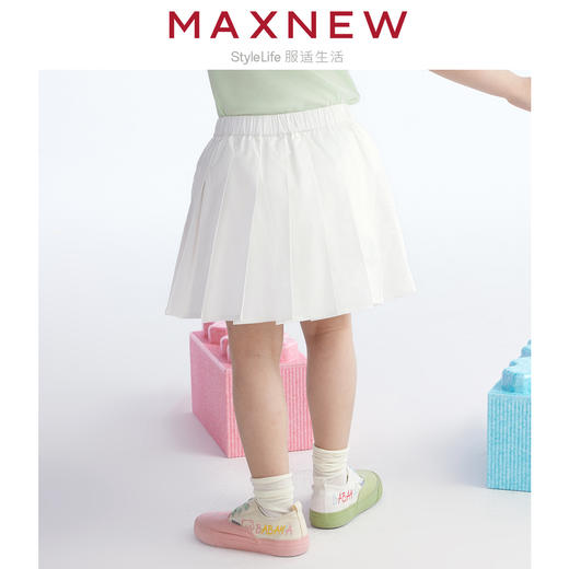 【裙装】女小童百褶学院风短裙 1N2355202 商品图2