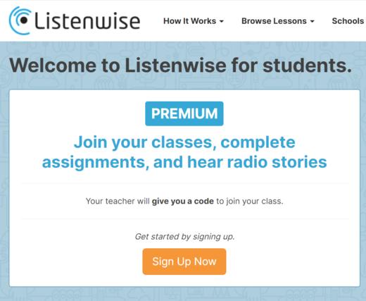 Listenwise  G2-G12 小学、初中生练听力的稀缺好资源：兰斯分级、学术音频、听力理解 商品图0