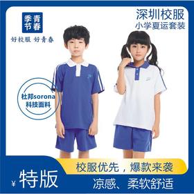 深圳校服-青春季节/特版/舒适版/小学男女生夏季短袖