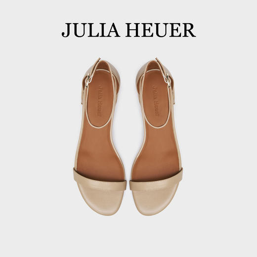 Julia Heuer 简约清凉一字带粗跟凉鞋 商品图5