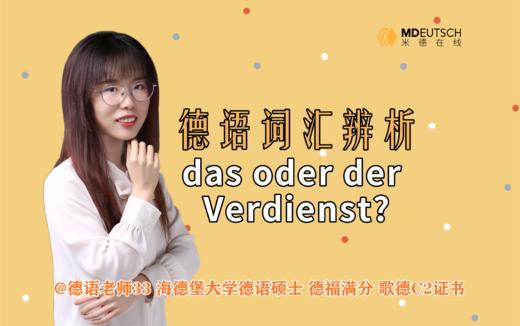 das oder der Verdienst？ 商品图0