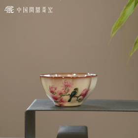 问鼎哥窑致巧款三叶杯（莺花国色）（缺货）
