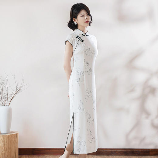 新中式旗袍新款2024气质少女修身年轻款优雅中国风改良连衣裙KK-2353 商品图1