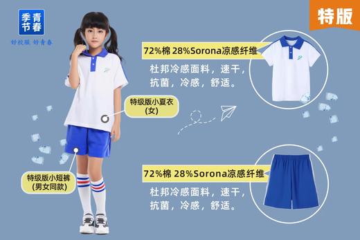 深圳校服-青春季节/特版/舒适版/小学男女生夏季短袖 商品图3