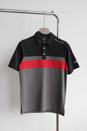 出口外单O.J纯元 拼色速干宽松高尔夫翻领短袖POLO衫 TX304