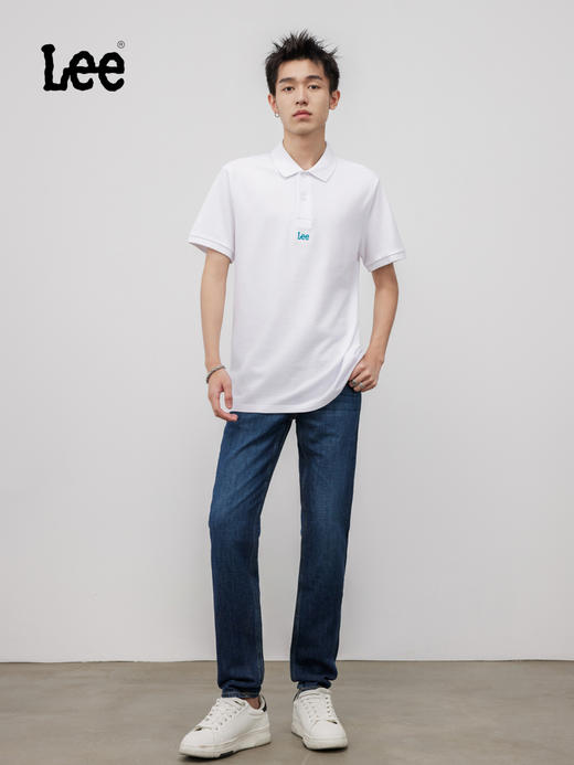 Lee商场同款731舒适男士中腰小直脚深蓝色牛仔裤LMB100731101249A02894 商品图2