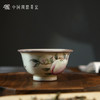 问鼎哥窑致巧款压手杯（霁隙夏桃） 商品缩略图4