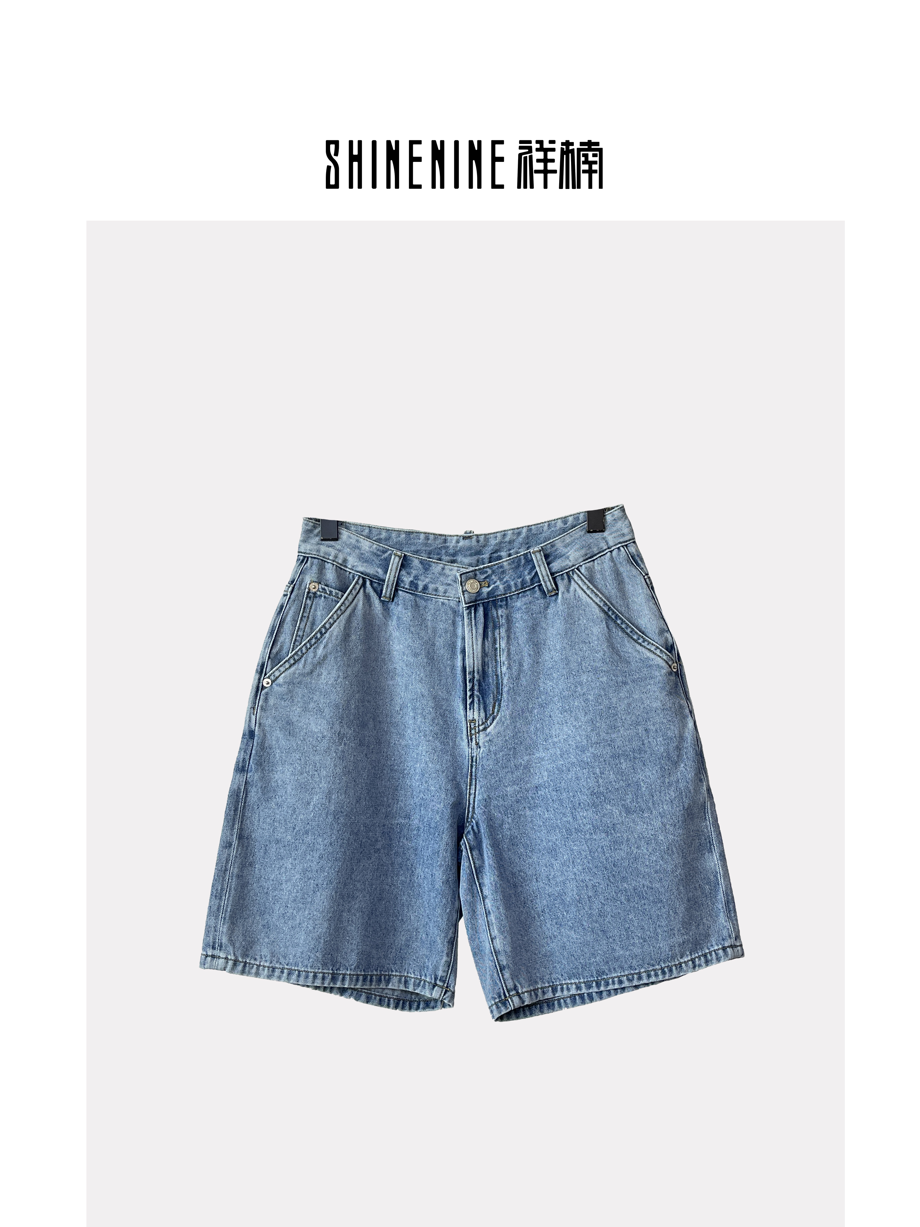 321533187休闲牛仔短裤
