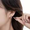 【爱心莫比乌斯】S925银滴胶耳钉【JHY-E000690B】 商品缩略图3