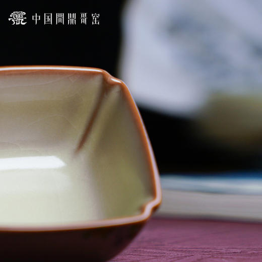 问鼎哥窑 四喜杯 （紫藤金鱼）（缺货） 商品图2