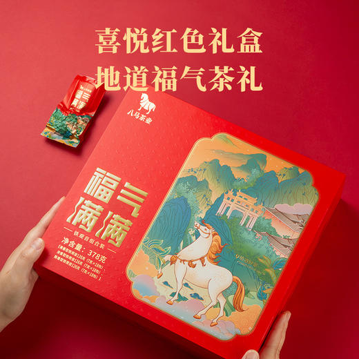 八马茶业 | 福气满满·乌龙茶铁观音组合茶礼378g 商品图5