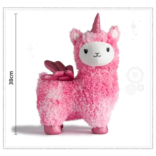 TS 玩具毛绒LED音乐羊驼15英寸TSFC1101012260 商品图4