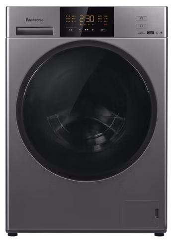 松下(251953)10公斤洗烘一体滚筒洗衣机除菌 三维立体洗 空气洗 银色XQG100-EG10C 商品图0