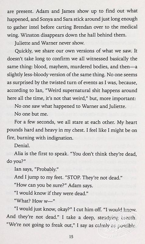 【中商原版】Shatter Me系列 第5部 藐视 Defy Me 英文原版 Tahereh Mafiis 奇幻浪漫爱情小说 商品图6