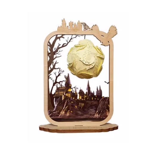 MAGIC ENPOWERD 霍格沃茨城堡DIY纸雕灯MAPC697464216310900F 商品图0