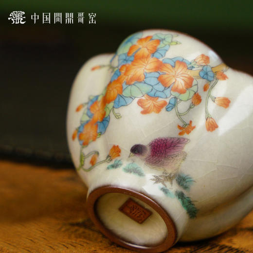 问鼎哥窑致巧款凌霜杯（花朝月夕）（缺货） 商品图2