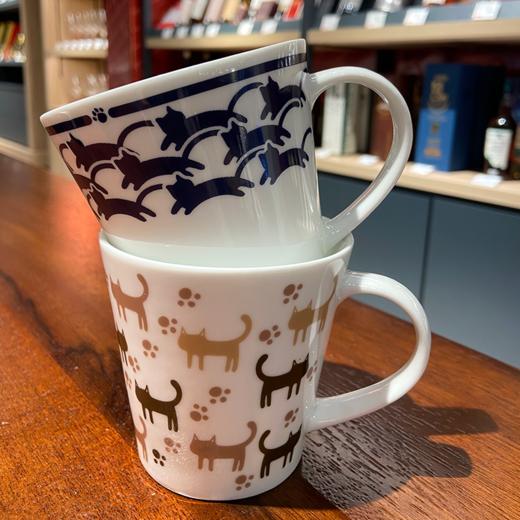13535◇和蓝青色猫马克杯三色猫马克杯 商品图1