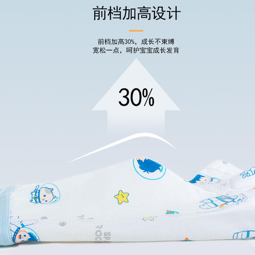 童童树新款A类儿童内裤6条装纯棉卡通印花盒装男童女童平角裤（下单送收纳包） 商品图4