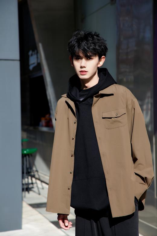 S415825291宽松休闲衬衫外套 商品图0