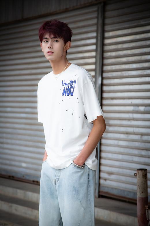 W420912063手绘涂鸦短袖T恤 商品图1