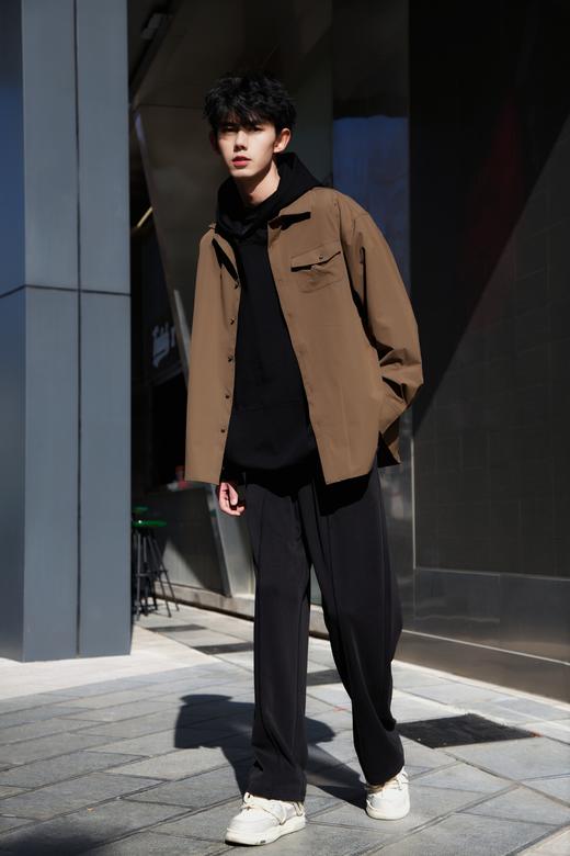 S415825291宽松休闲衬衫外套 商品图3