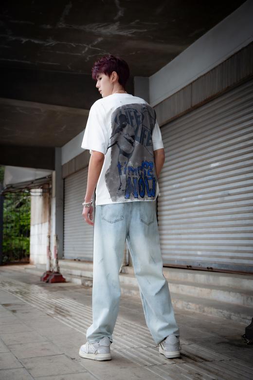 W420912063手绘涂鸦短袖T恤 商品图4