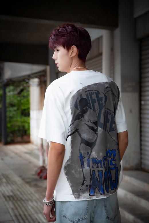 W420912063手绘涂鸦短袖T恤 商品图5