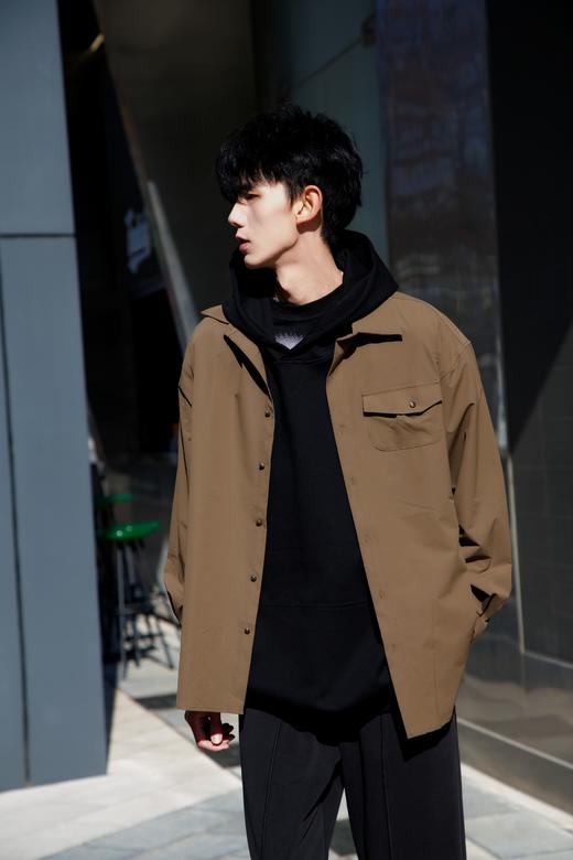 S415825291宽松休闲衬衫外套 商品图2