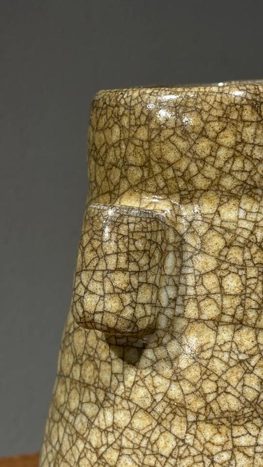 黑胎哥窑灰青釉贯耳壶，顺丰包邮 商品图14